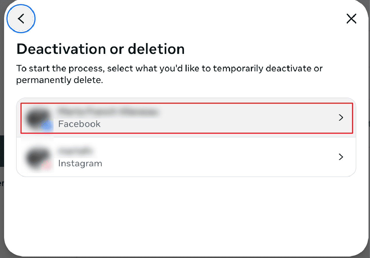delete facebook via accounts center-06