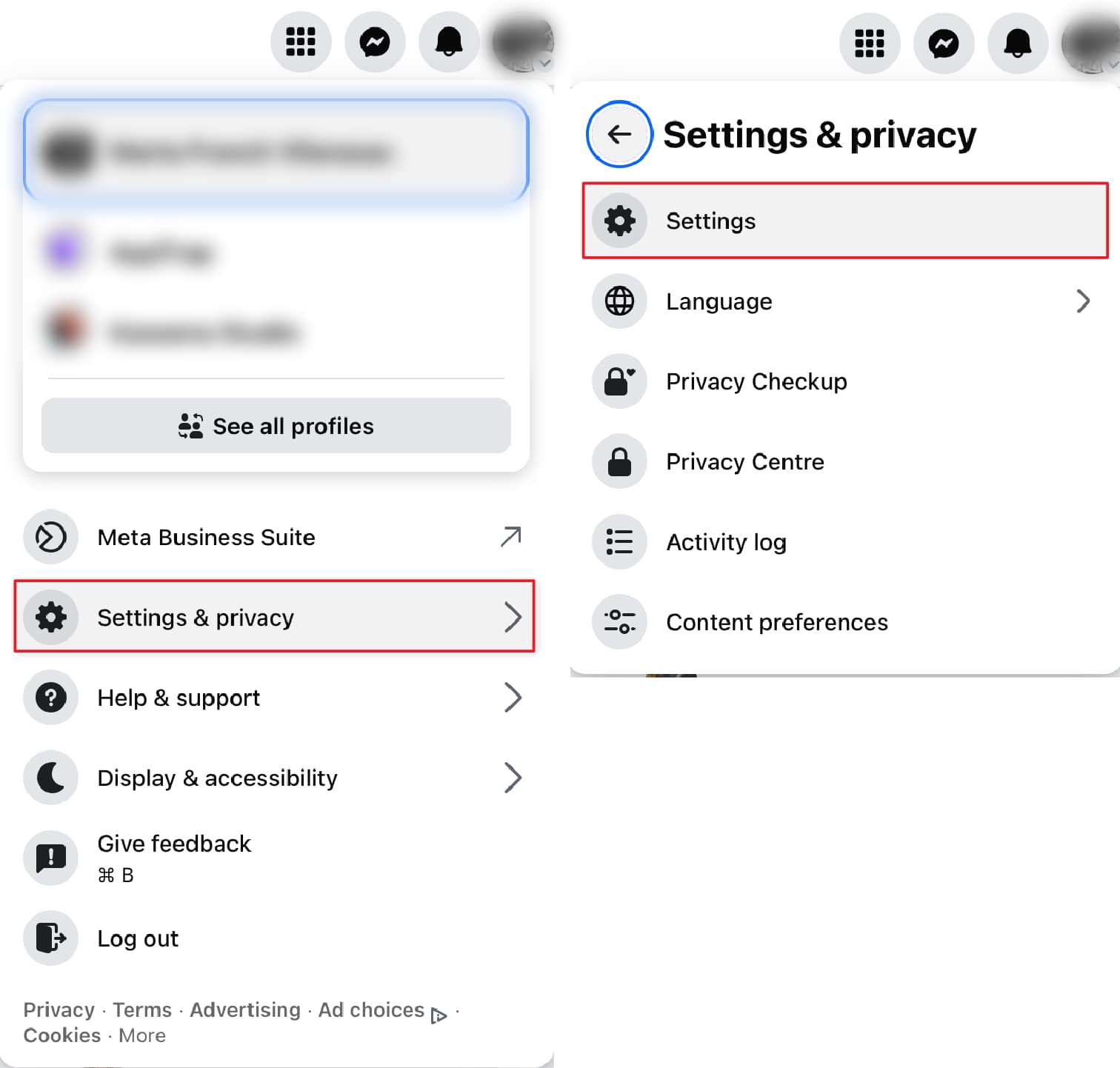 delete facebook via accounts center-01
