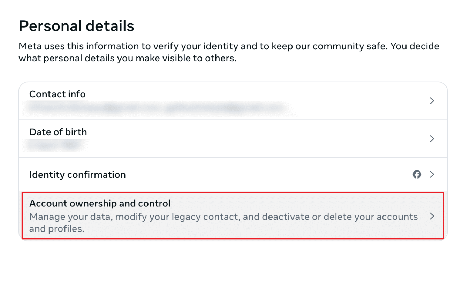 delete facebook via accounts center-04