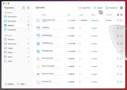 Mega Cloud Storage screenshot