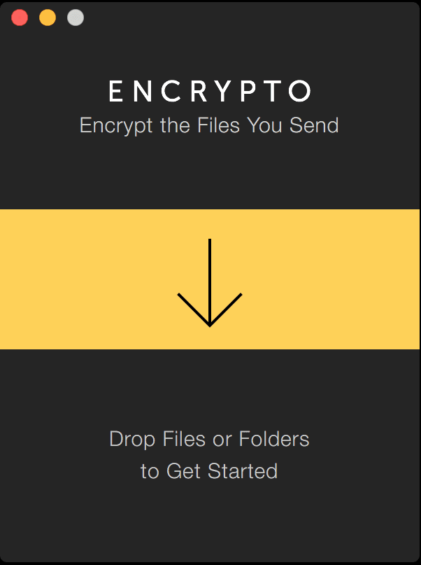 Drag and drop the files/folders you want to protect to get started.