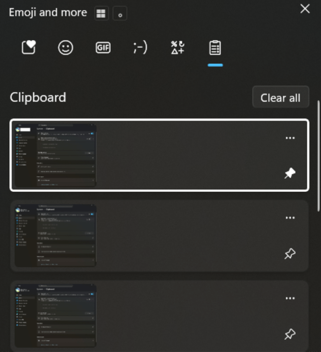 Pinning a clip will keep it at the top and preserve it through restarts.