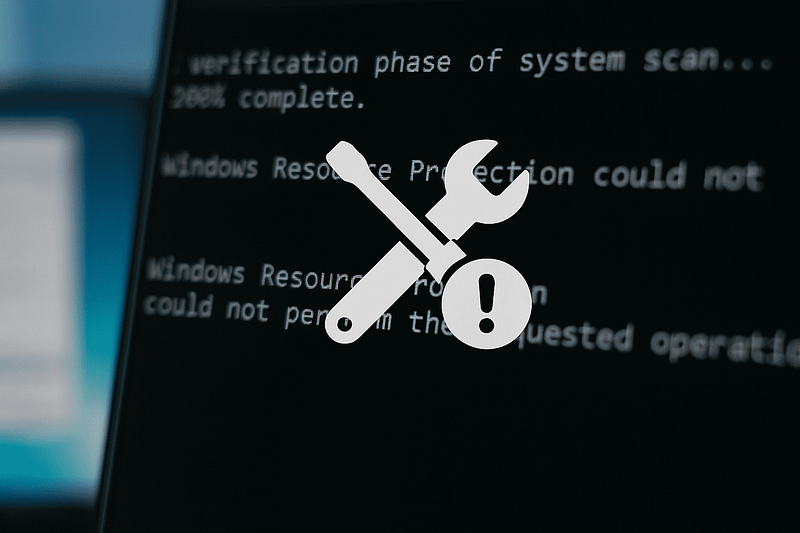 SOLVED: Windows Resource Protection Could Not Perform the Requested Operation
