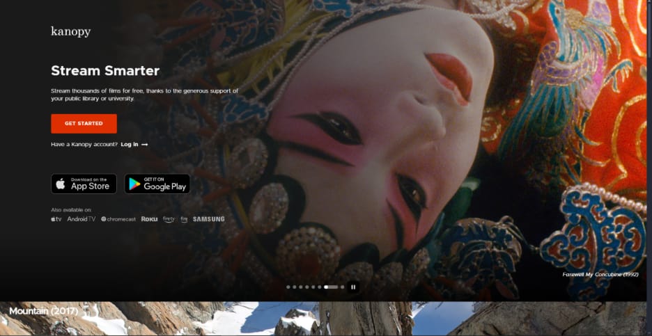 Kanopy screenshot