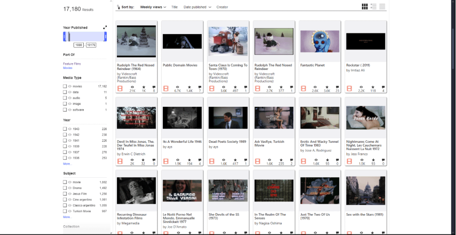 Internet Archive website screenshot