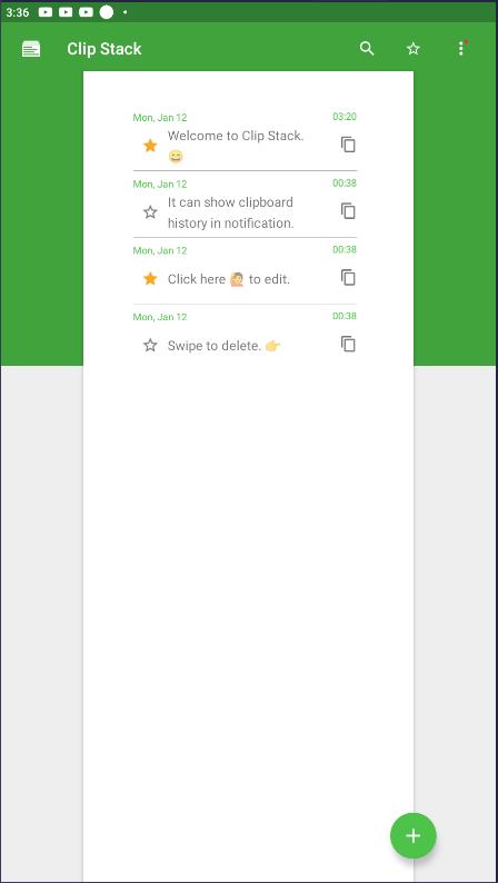 A clean interface makes Clip Stack an attractive option.