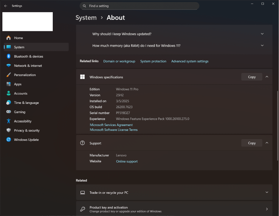 Check your Windows specifications for your version.